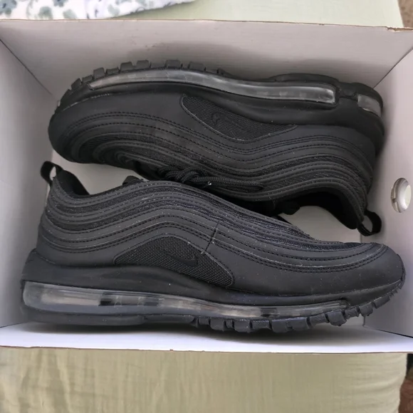 Womens Airmax 97 Triple Black - Picture 1 of 5